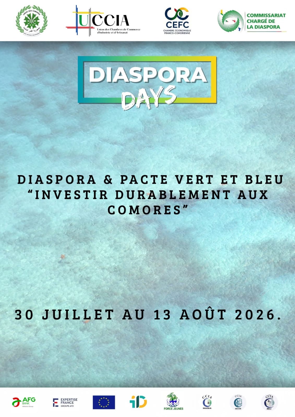 Le programme officiel de la Diaspora Days 2026 est disponible !